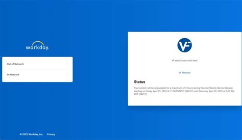 workday vfc sign in|VF Portal